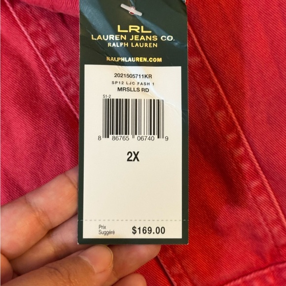 Lauren Ralph Lauren Red Denim Jacket

#1312 - Picture 6 of 7